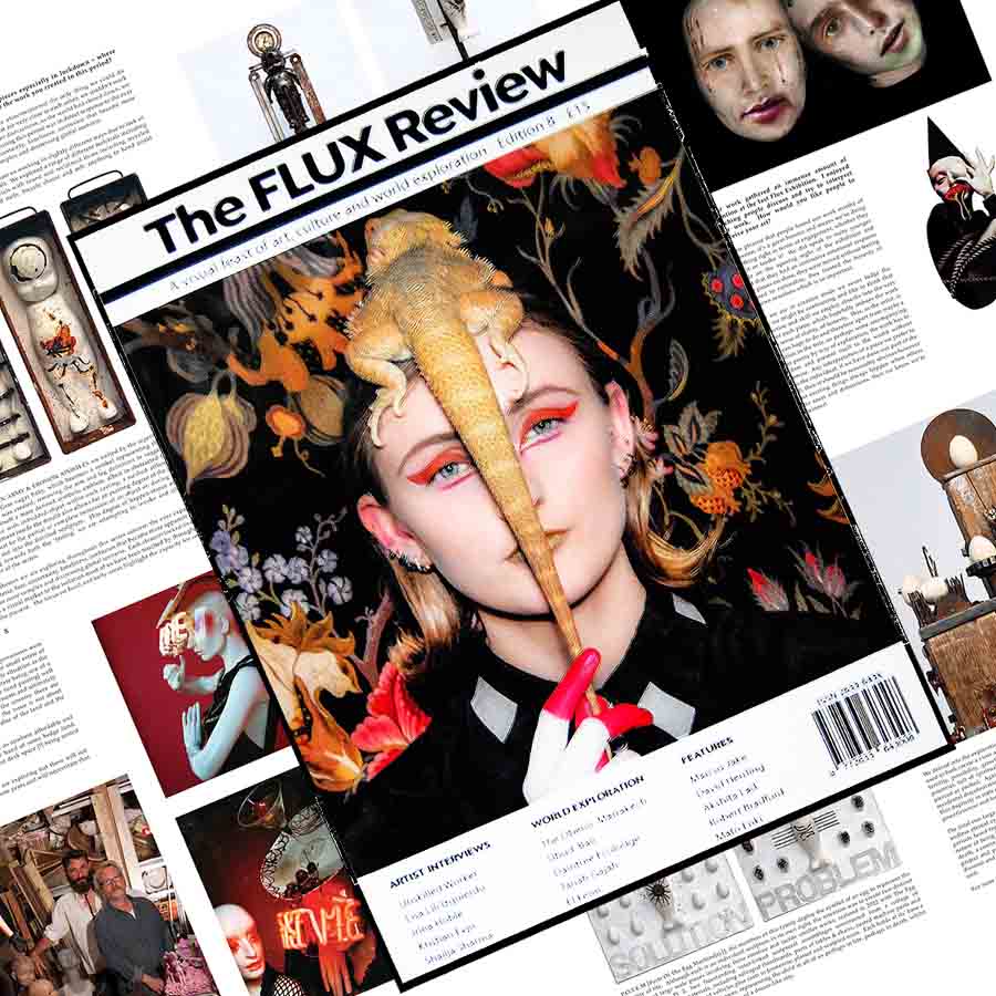 ISSUE 8 THE FLUX REVIEW FEATURING 10 PAGE ARTICLE ON THE DNA FACTORY MRSS