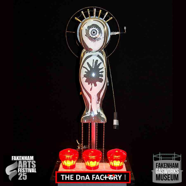 OUT OF DARKNESS EXHIBITION BY THE DnA FACTORY MRSS AT FAKENHAM GAS MUSEUM